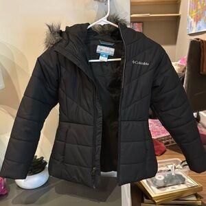 Kids Columbia Winter Jacket, Faux Fur Lined Hoodie. Katelyn Crest Style